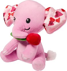 Frisco Valentine Elephant Plush Squeaky Dog Toy, Medium slide 1 of 5