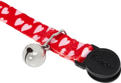 Show full view: Frisco Valentine's Heart Printed Cat Collar, 8 to 12-in neck, 3/8-in wide slide 4 of 10