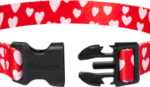 Show full view: Frisco Valentine's Heart Printed Dog Collar, Large/X-Large slide 3 of 10