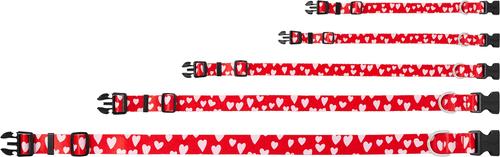 Show full view: Frisco Valentine's Heart Printed Dog Collar, Medium slide 5 of 9