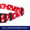 Show in main carousel: Frisco Valentine's Heart Printed Dog Collar, Medium slide 4 of 9