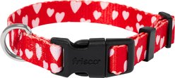 Frisco Valentine's Heart Printed Dog Collar, X-Small