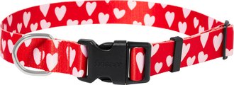 Frisco Valentine's Heart Printed Dog Collar, XX-Large/XXX-Large