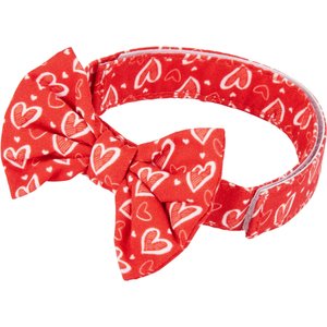 Frisco Valentine's Hearts Dog & Cat Bow Tie, Hearts, X-Small/Small