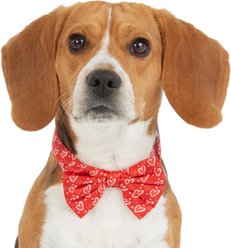 Frisco Valentine's Hearts Dog & Cat Bow Tie, Hearts, Medium/Large