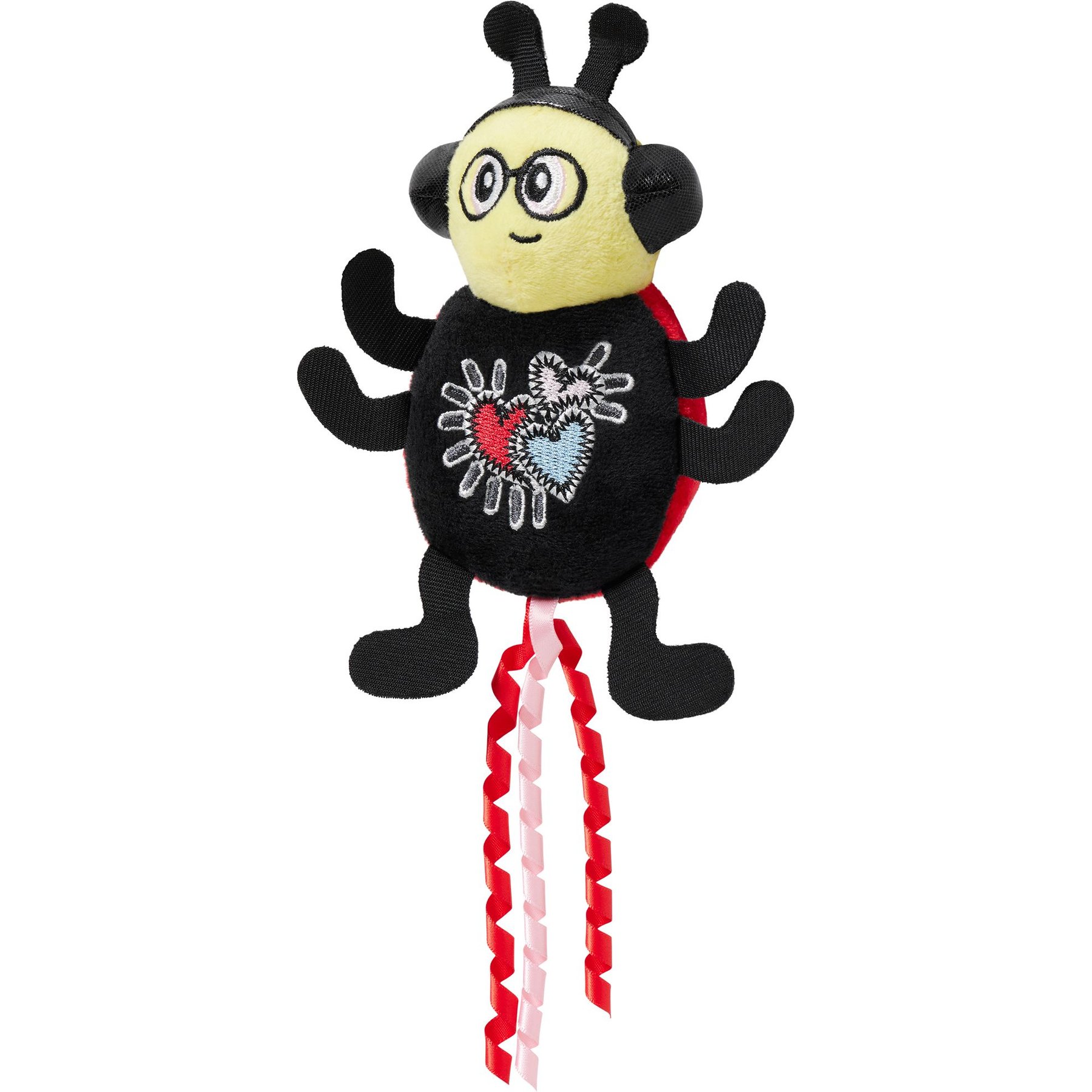 Frisco Jammin' Ladybug Plush Cat Toy with Catnip
