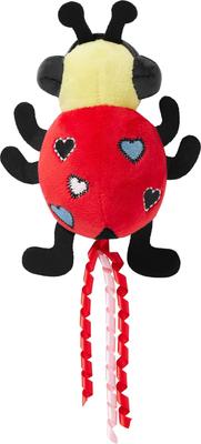 Show full view: Frisco Valentine Jammin' Ladybug Plush Cat Toy with Catnip slide 4 of 8