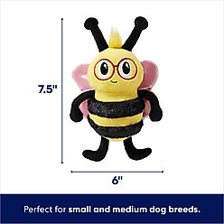 Frisco Valentine Love Buzz Bee Plush Squeaky Dog Toy, Small/Medium slide 2 of 5