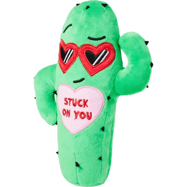 Frisco Valentine Love Cactus Plush Kicker Cat Toy with Catnip