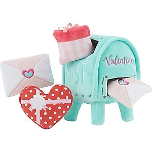 Frisco Valentine Love Letters Hide & Seek Puzzle Plush Squeaky Dog Toy, Small/Medium