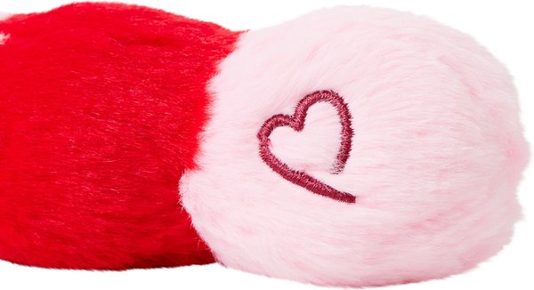 Frisco Valentine Lovebugs Plush Squeaky Dog Toy