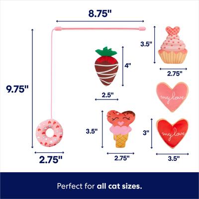 Show full view: Frisco Valentine Variety Pack Cat Toy with Catnip, 13 count slide 2 of 8
