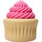 Show in main carousel: Frisco Vanilla Flavored Cupcake Rubber Chew Dog Toy for Heavy Chewers, Large/X-Large slide 1 of 9
