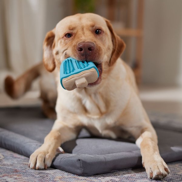 Show full view: Frisco Vanilla Flavored Popsicle Rubber & Nylon Chew Dog Toy for Heavy Chewers, Large/X-Large slide 5 of 9