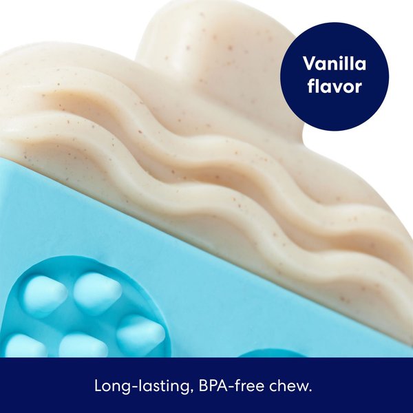 Show full view: Frisco Vanilla Flavored Popsicle Rubber & Nylon Chew Dog Toy for Heavy Chewers, Large/X-Large slide 3 of 9