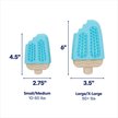 Show in main carousel: Frisco Vanilla Flavored Popsicle Rubber & Nylon Chew Dog Toy for Heavy Chewers, Large/X-Large slide 2 of 9