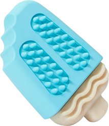 Frisco Vanilla Flavored Popsicle Rubber & Nylon Chew Dog Toy for Heavy Chewers, Small/Medium