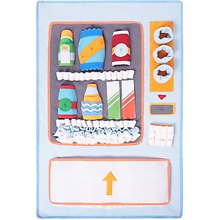 Frisco Vending Machine Snuffle Mat, Blue, Large slide 1 of 7