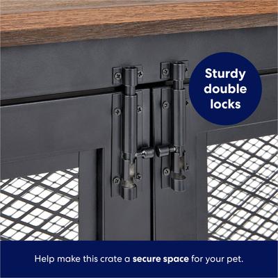 Show full view: Frisco "Venice" Dog Crate Credenza & Mat Kit, 53 x 24.3 x 27.2 inches slide 5 of 9