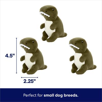 Show full view: Frisco Volcano & Dinosaurs Hide & Seek Puzzle Plush Squeaky Dog Toy Refills, Small, 3 count slide 2 of 6