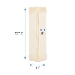 Frisco Wall Sisal Cat Scratcher, Cream, Large slide 2 of 3