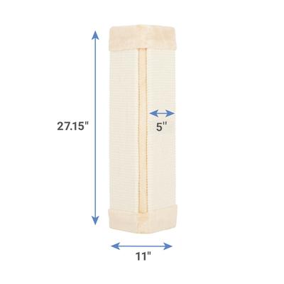 Show full view: Frisco Wall Sisal Cat Scratcher, Cream, Large slide 2 of 5