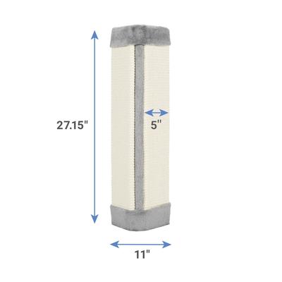 Show full view: Frisco Wall Sisal Cat Scratcher, Gray, Large slide 3 of 6