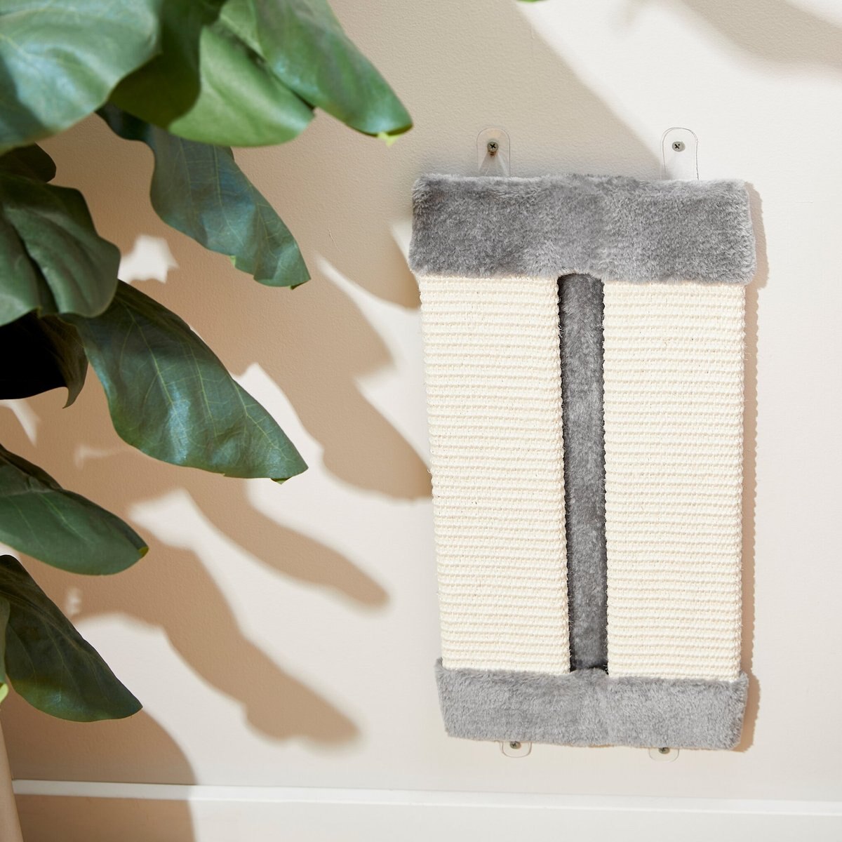 Frisco Wall Sisal Cat Scratcher, Small, bundle of 2, Gray