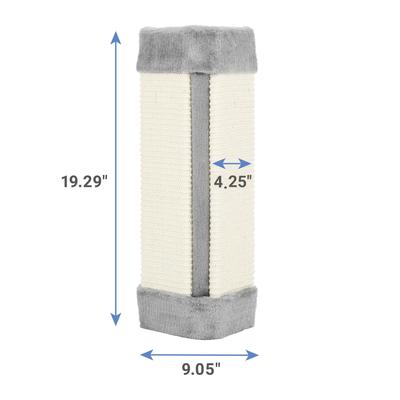 Show full view: Frisco Wall Sisal Cat Scratcher, Gray, Small slide 3 of 7