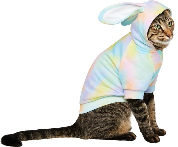 Show full view: Frisco Wash Effect Bunny Ear Dog & Cat Hoodie, Medium slide 3 of 10