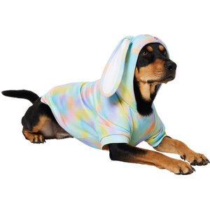 Frisco Wash Effect Bunny Ear Dog & Cat Hoodie, X-Large