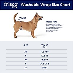 Frisco Washable Dog Diaper Male Wraps, Medium, 3 count slide 2 of 6