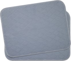 Frisco Washable Dog Potty Pads, Gray, 18 x 24-in, Unscented, 2 count