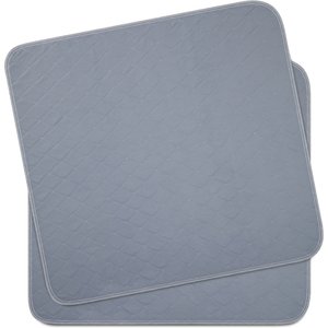 Frisco Washable Dog Potty Pads, Gray, 30 x 32-in, Unscented, 2 count