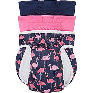 Frisco Washable Female Diaper, Medium, Flamingo