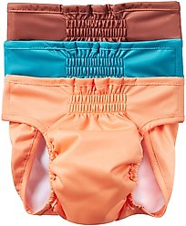 Frisco Washable Female Dog Diaper, Large, 3 count