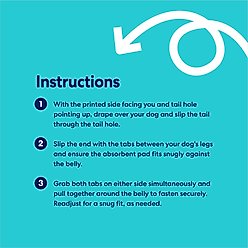 Frisco Washable Female Dog Diaper, Small, 3 count slide 2 of 6