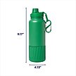 Show in main carousel: Frisco Water Bottle with Treat Food Container, Green slide 2 of 10