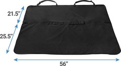 Frisco Water Resistant Bench Car Seat Cover, Regular, Black slide 2 of 6