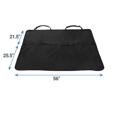 Show full view: Frisco Water Resistant Bench Car Seat Cover, Regular, Black slide 2 of 7