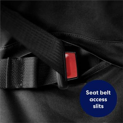 Show full view: Frisco Water Resistant Bench Car Seat Cover, Regular, Black slide 4 of 7
