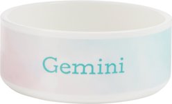 Frisco Watercolors Ceramic Personalized Dog Bowl, 5 cup