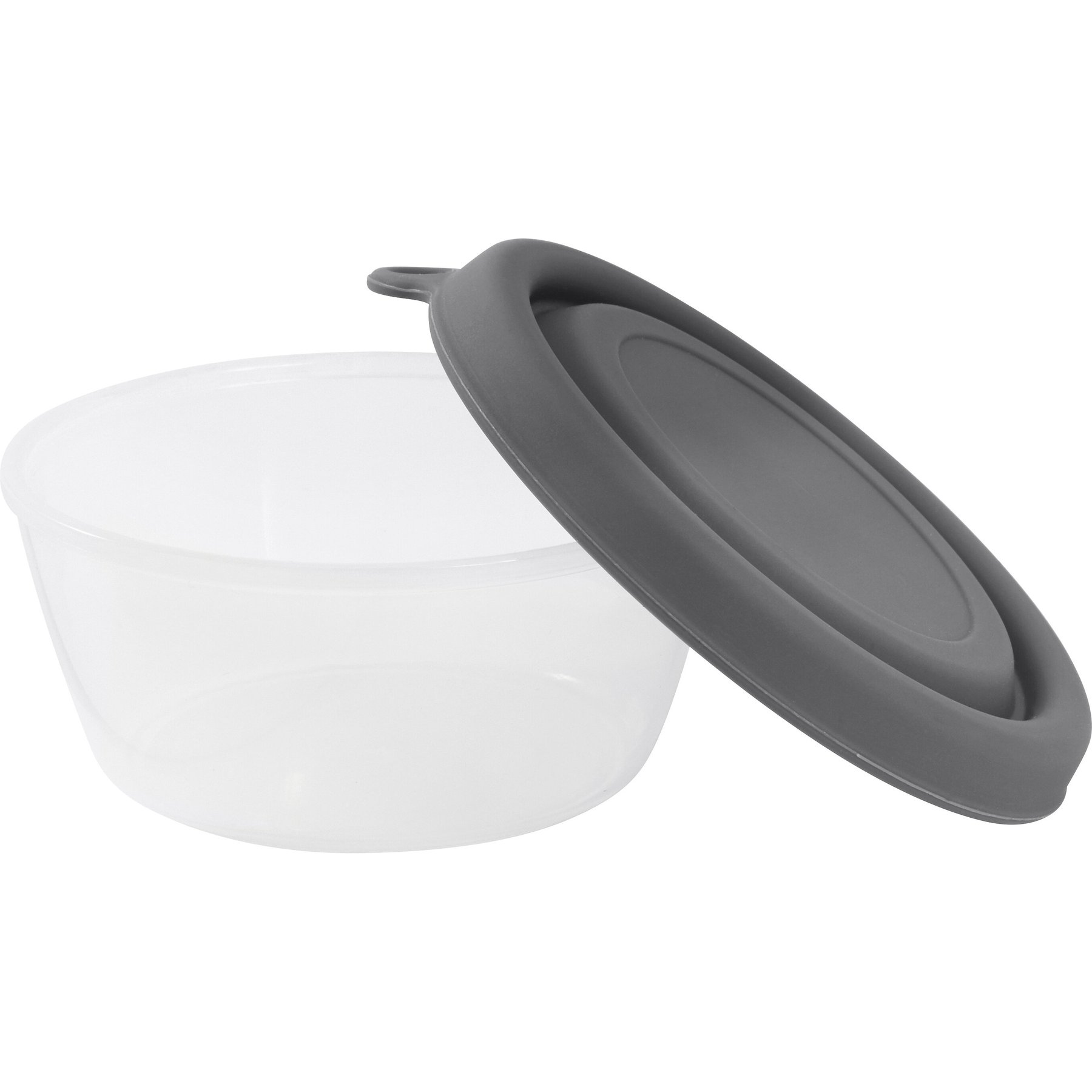 Frisco Wet Food Container with Silicone Lid, Gray, 1 Cup, 2 count