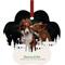 Show in main carousel: Frisco Christmas Winter Town Paw Shape Metal Personalized Dog & Cat Holiday Ornament slide 1 of 5