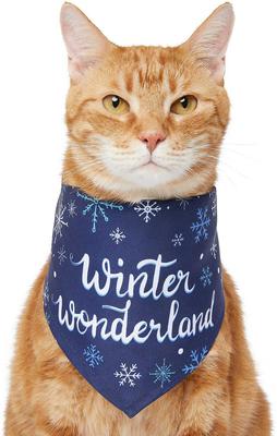 Show full view: Frisco Winter Wonderland Dog & Cat Bandana, X-Small/Small slide 3 of 10