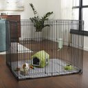 Frisco Wire Small Pet Playpen with Door, Black, 29-in