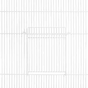 Frisco Wire Small Pet Playpen with Door, White, 15-in, Unscented