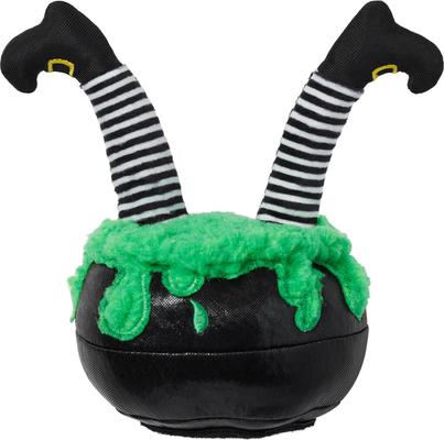 Show full view: Frisco Witch Cauldron Ride-On Dog Costume with detachable Plush Toy, Medium slide 6 of 9