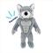 Show in main carousel: Frisco Wolf Muscle Plush Squeaky Dog Toy, Medium/Large slide 3 of 7