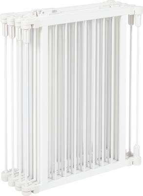 Show full view: Frisco Wood and Metal 8-Panel Configurable Gate & Playpen, Farmhouse White slide 8 of 11